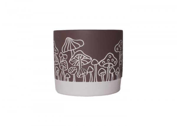 Zement-Topf Pilz rund Ø 13,4 cm