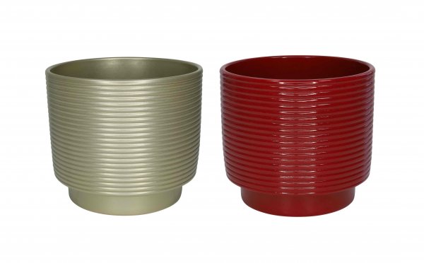 Übertopf Cylindro auf Fuß Ø 16,5 cm VE 4 St