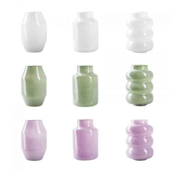 Vase Daily 3-farbig sortiert 3 Modelle 25 cm
