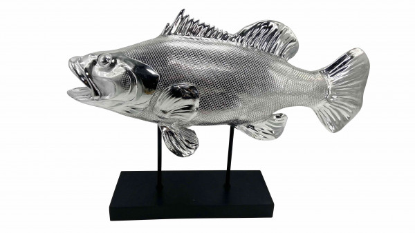 Deko Fisch auf Fuß 67 cm