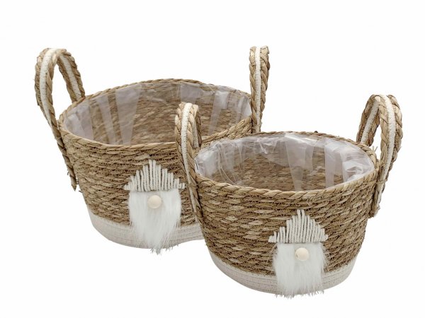 Pflanzkorb Santa Ø 25/30 cm 2er Set