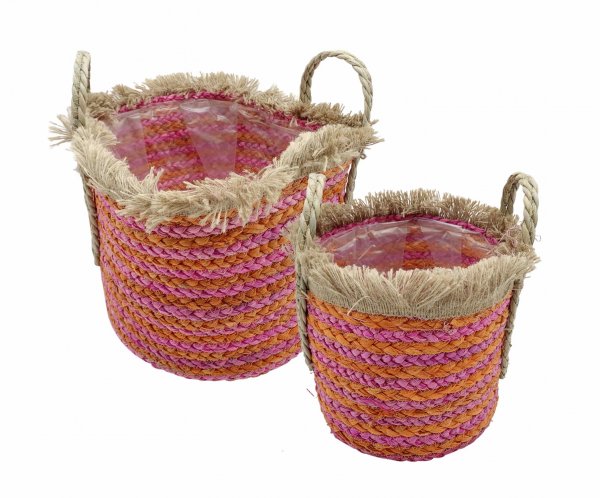 Pflanzkorb rund Ø 28/39 cm 2er Set