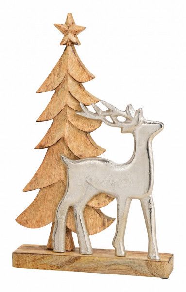 Tannenbaum mit Hirsch 60 cm