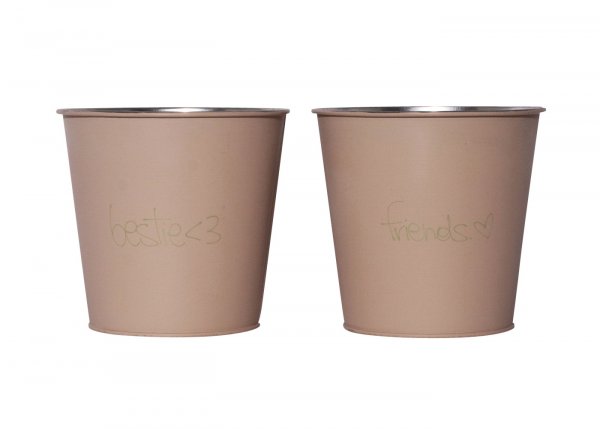 Metalltopf Bestie / Friend 2 Modelle Ø 15 cm