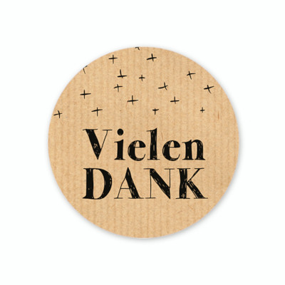 Etiketten Vielen Dank VE 100 St