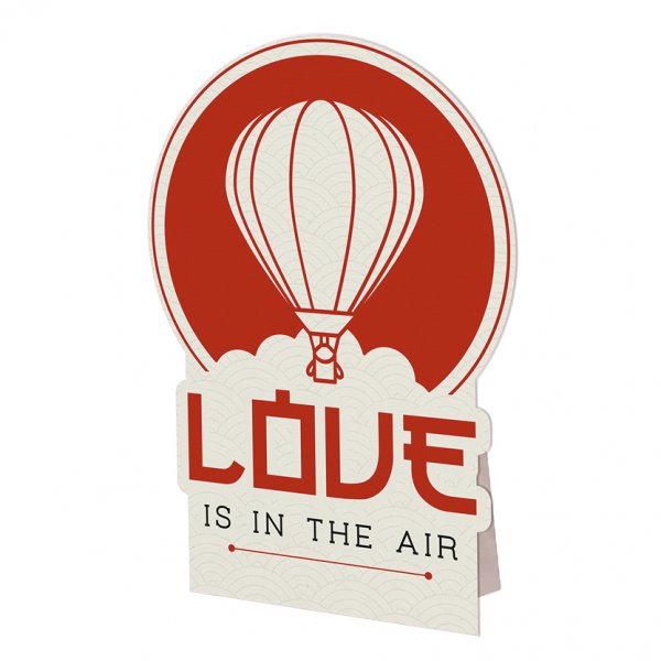 Figurenaufsteller 95x95cm - Love is in the Air