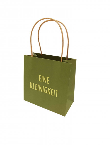 Papier-Tragetasche Eine Kleinigkeit 16/26 cm VE 12 St