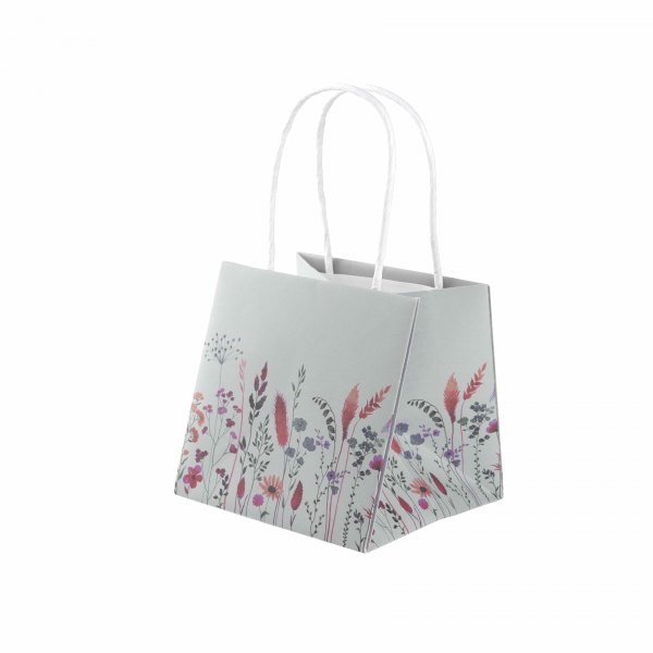 Papier-Tragetasche Wiese 12 cm VE 12 St