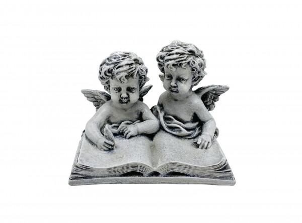 Engel auf Buch 15 cm