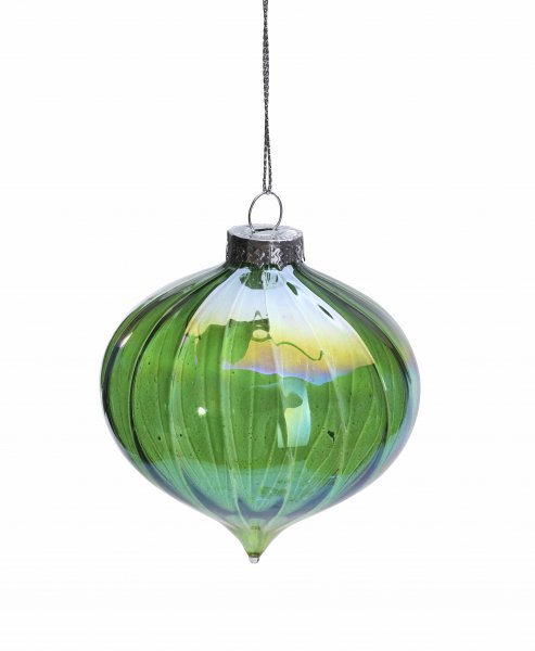 Glas Zwiebel hängend Ø 8,2 cm VE 4 St