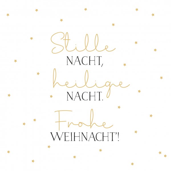 Serviette Stille Nacht 33 cm VE 20 St
