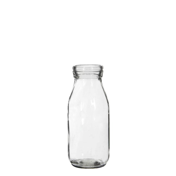 Glas Milchflasche rund 14 cm VE 24 St