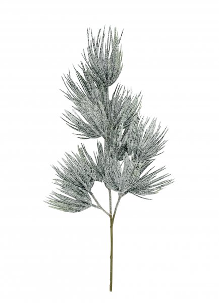 Zedernzweig geeist mit Zapfen 41 cm