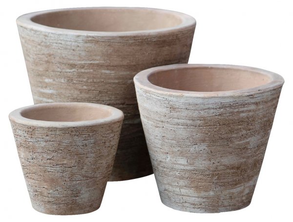Pflanztopf Olymp konisch H11/14/19cm 3er Set