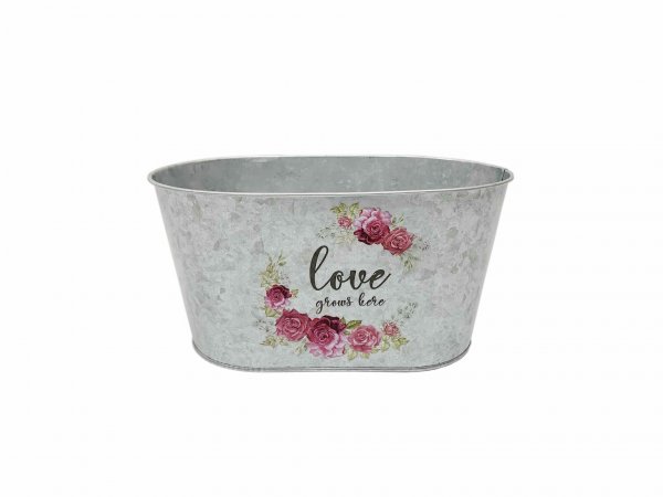 Metall-Jardiniere Love 22,5 cm