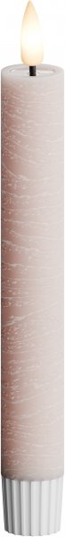 LED-Stabkerze Rustik 15 cm VE 2 St