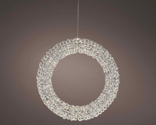 Micro-LED Alu-Kranz 800 Lichter Ø 78 cm