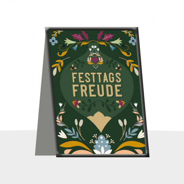 DIN-A1 Plakat - Festtags Freude