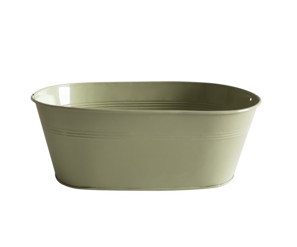 Metalljardiniere konisch 27 cm
