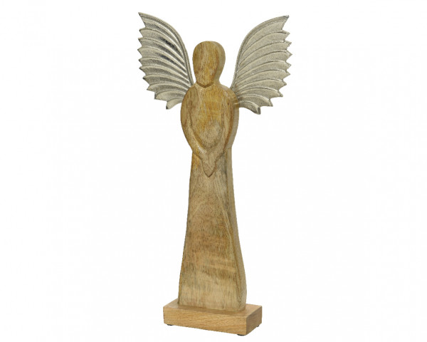 Engel Mangoholz 55 cm
