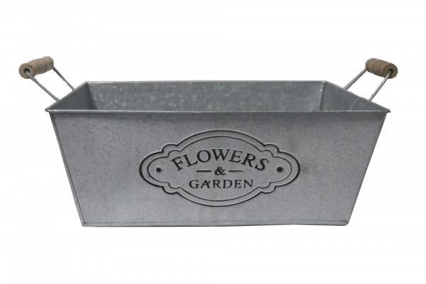 Schale Flower&Garden L35cm B25cm H14cm weiß