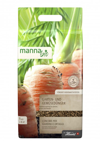 manna® Bio Garten und Gemüsedünger 1 kg
