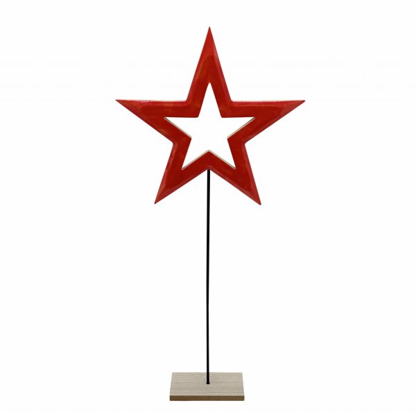 Stern offen auf Fuß 74 cm