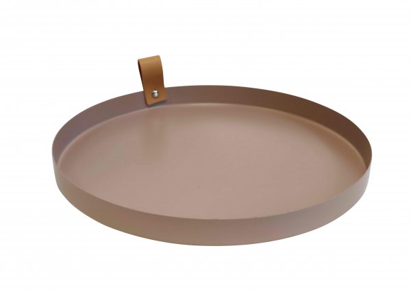 Metall-Tablett rund mit Lasche Ø 30 cm
