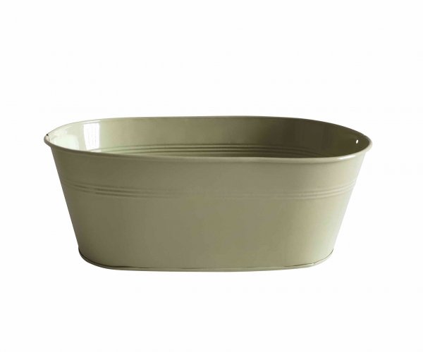 Metalljardiniere konisch 24 cm