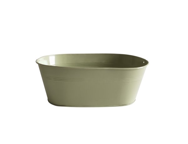 Metalljardiniere konisch 24 cm