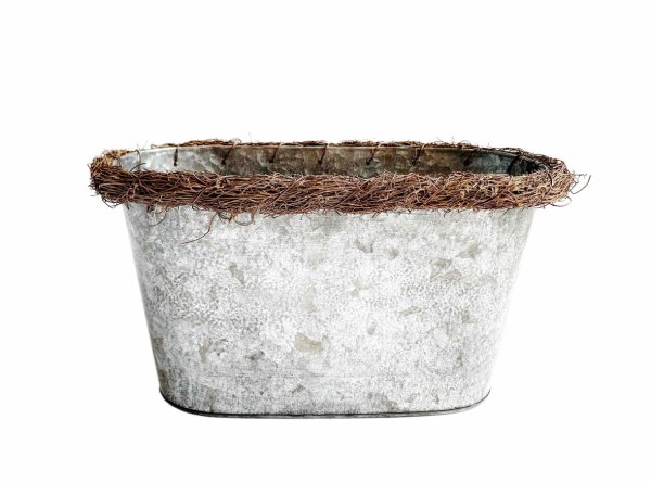 Jardiniere mit Rebenrand 25 cm