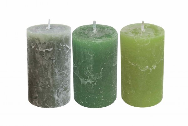 Stumpenkerze Rustik Trendsortiment 110/68 VE 12 St
