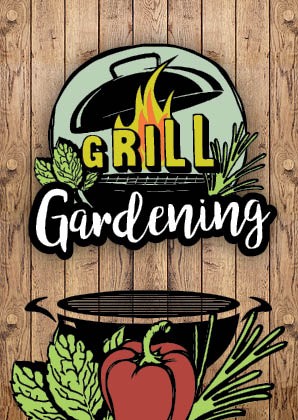 Postkarte - Grill-Gardening