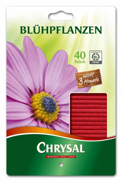 Chrysal Blühpflanzen Düngestäbchen VE 40 St