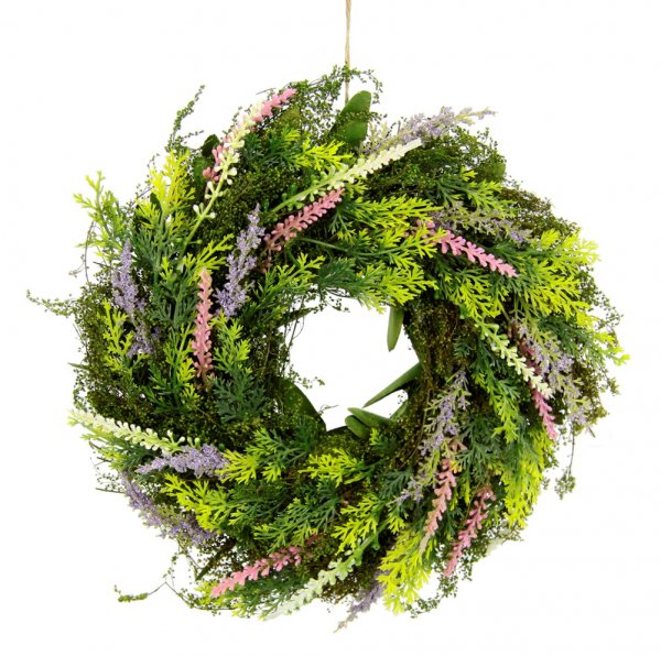 Thuja/Lavendel-Kranz Ø 25 cm