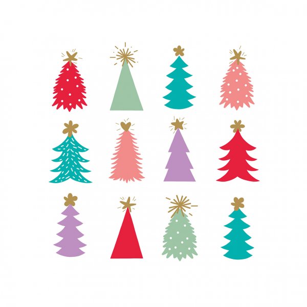 Serviette Weihnachtsfreude 33 cm VE 20 St