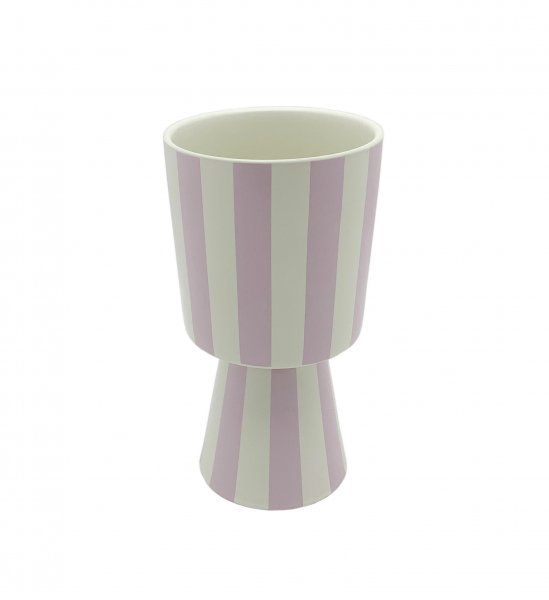 Vase Stripes auf Fuß 24 cm