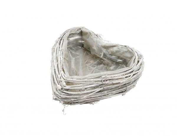 Rattan-Pflanzherz Ø 25 cm