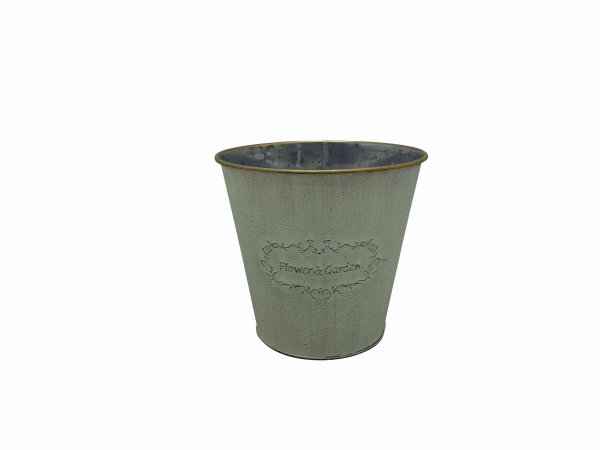 Zinktopf Flower&amp;Garden rund Ø 16 cm