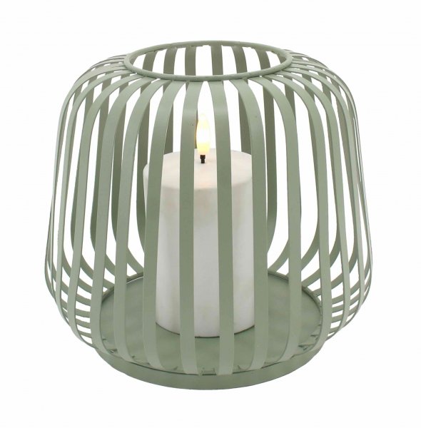 Laterne Cottage mit Solar Kerze Ø 21 cm
