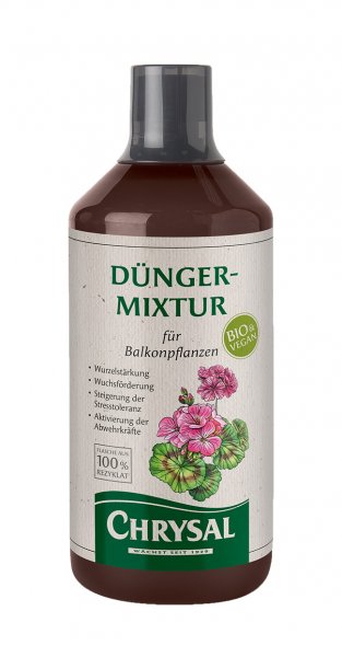 Chrysal Bio Dünger Mixtur Balkonpflanzen 1000 ml